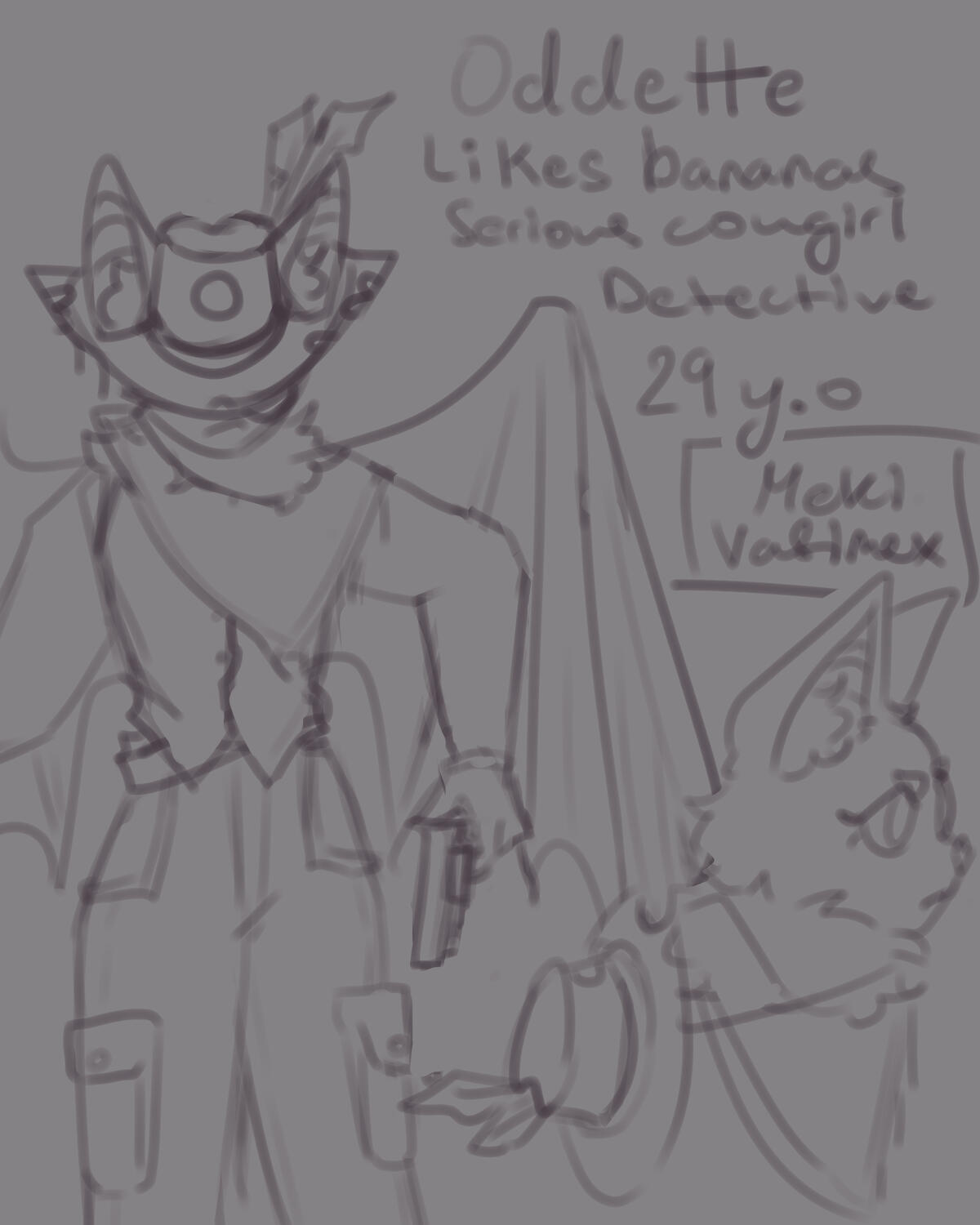 Oddette the bat